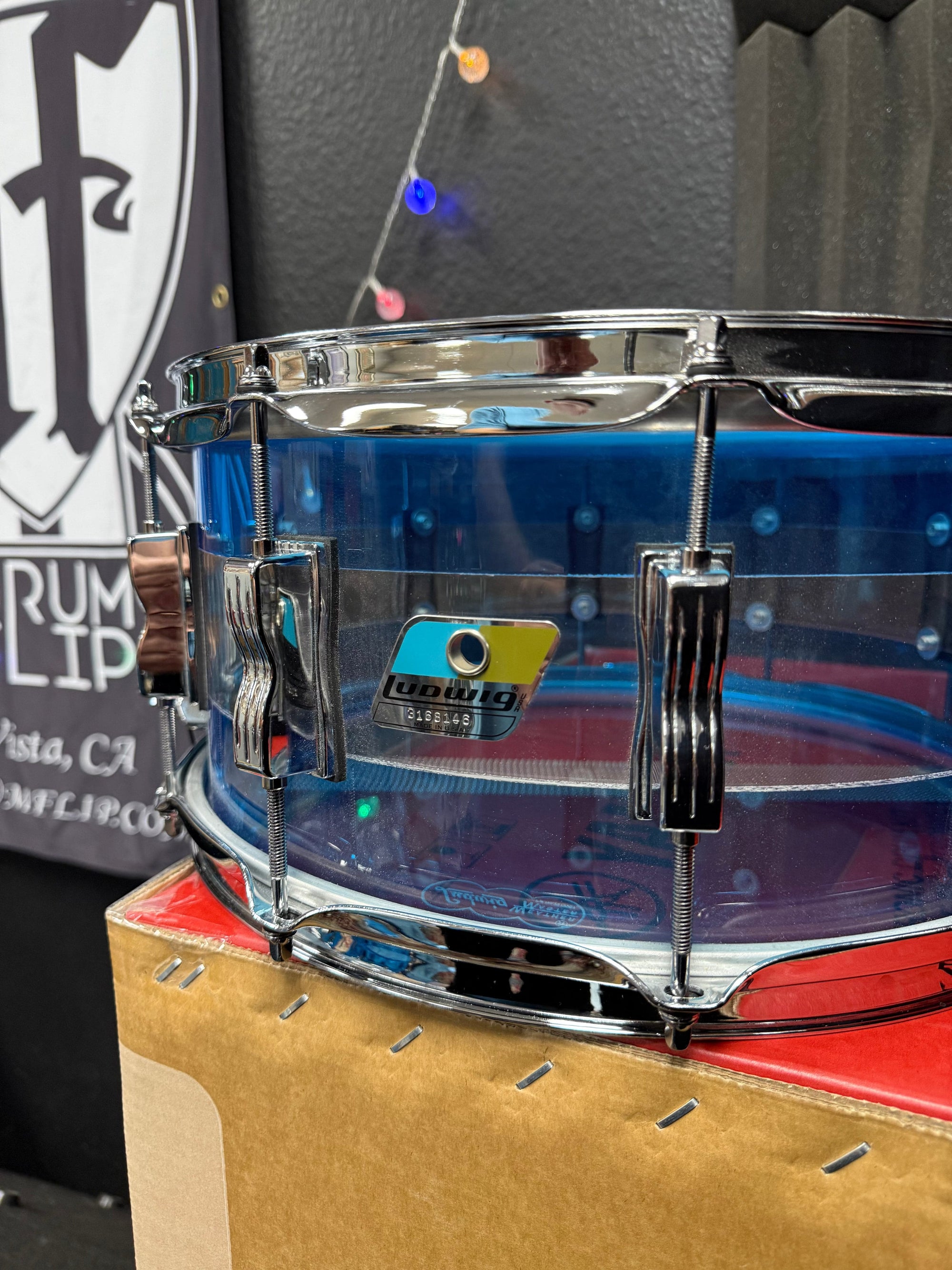 Ludwig 14x6.5” Vistalite 50th Anniversary Snare Drum