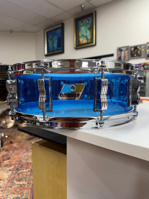 Ludwig Blue Vistalite 14x5” Snare Drum