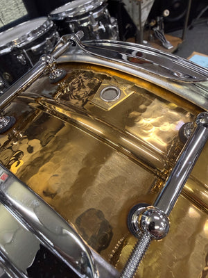 Ludwig Hammered Brass Snare Drum 14x5”