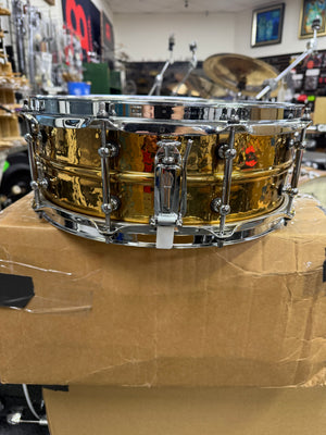 Ludwig Hammered Brass Snare Drum 14x5”
