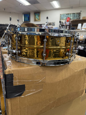Ludwig Hammered Brass Snare Drum 14x5”
