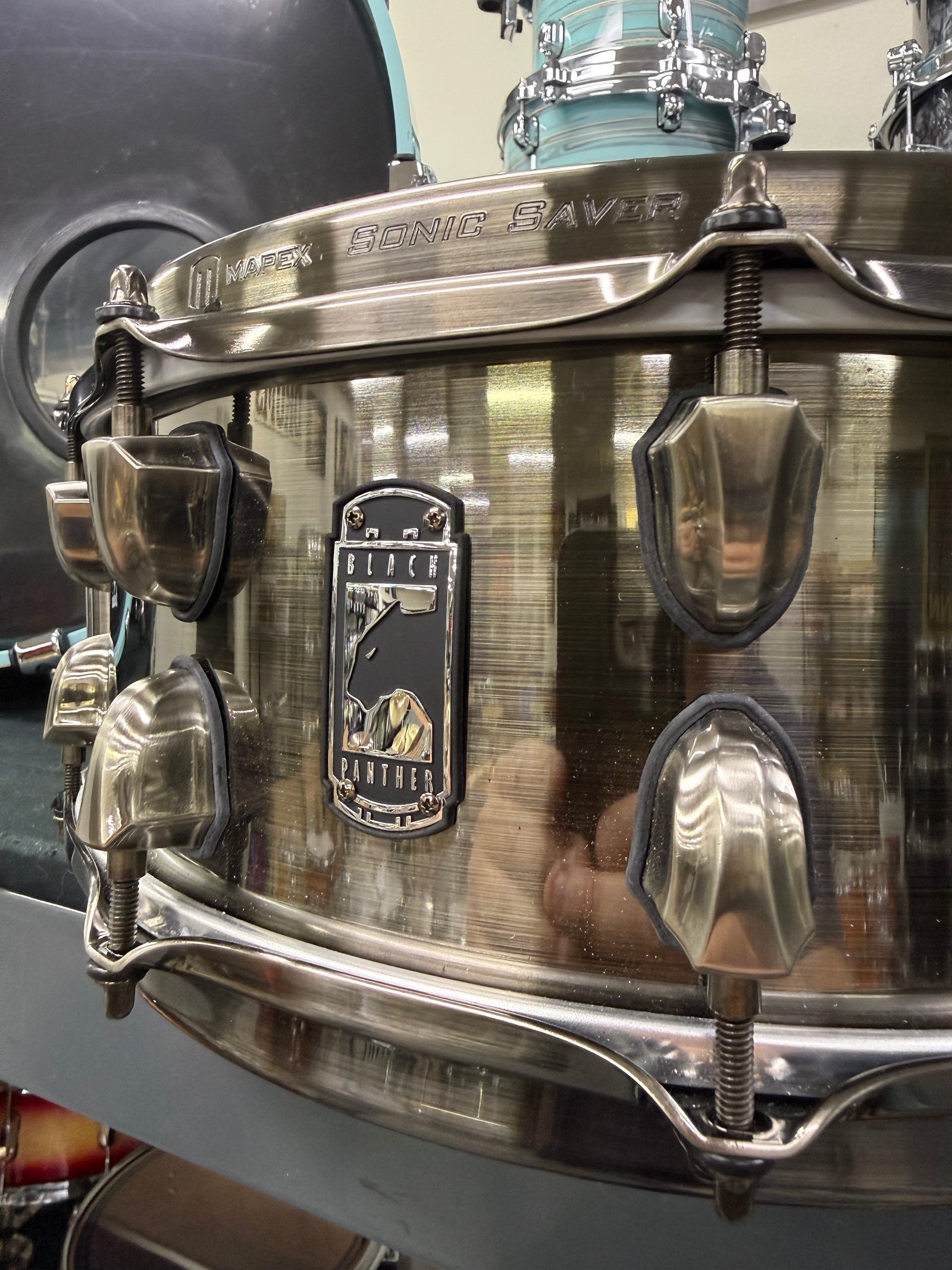 Mapex Black Panther Blade Steel Snare Drum 14x5.5”