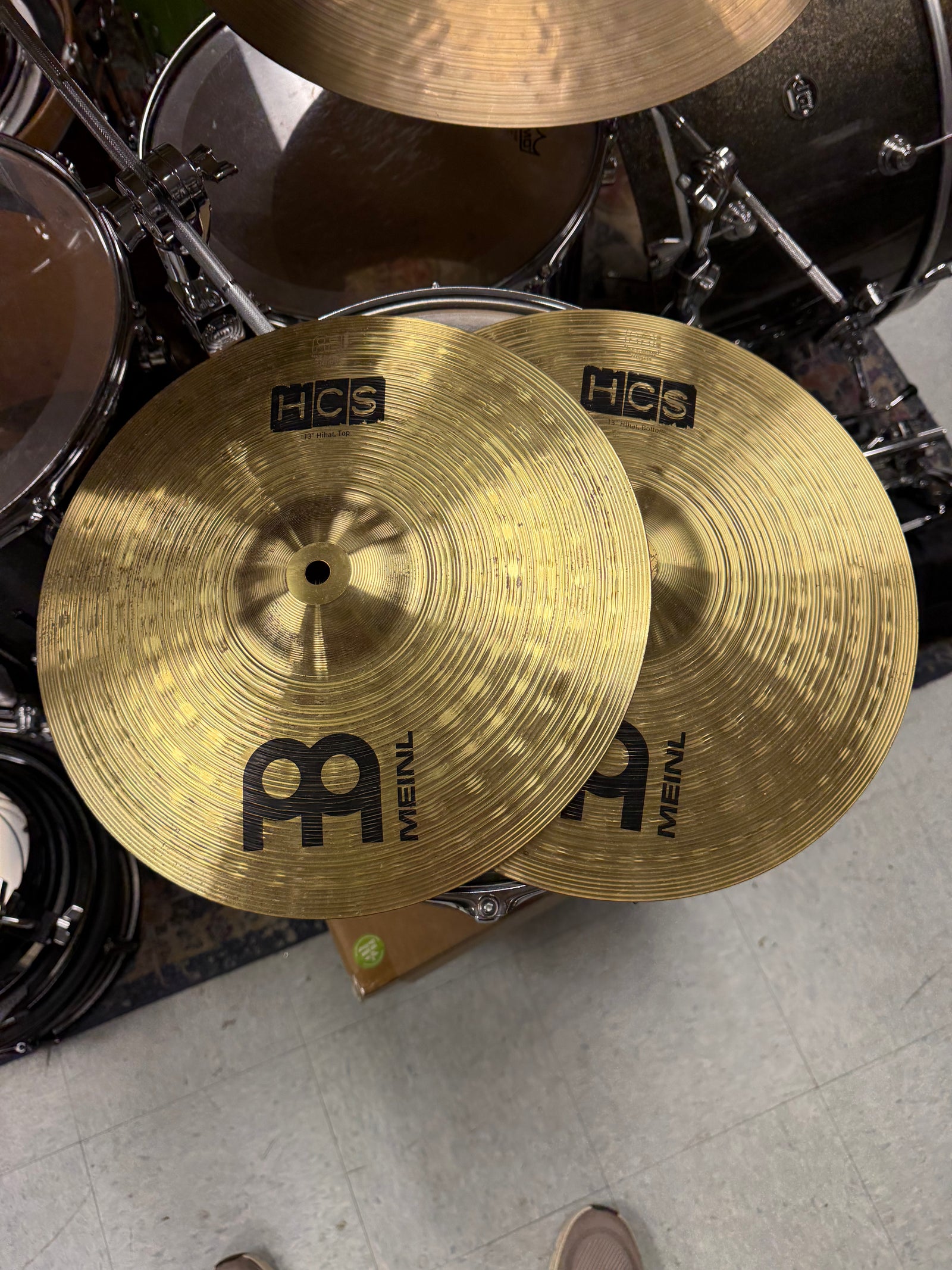 Meinl 13” HCS hi hat Cymbals