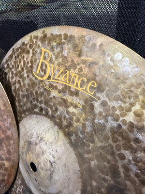Meinl 14” Byzance extra dry medium hi hats Cymbals