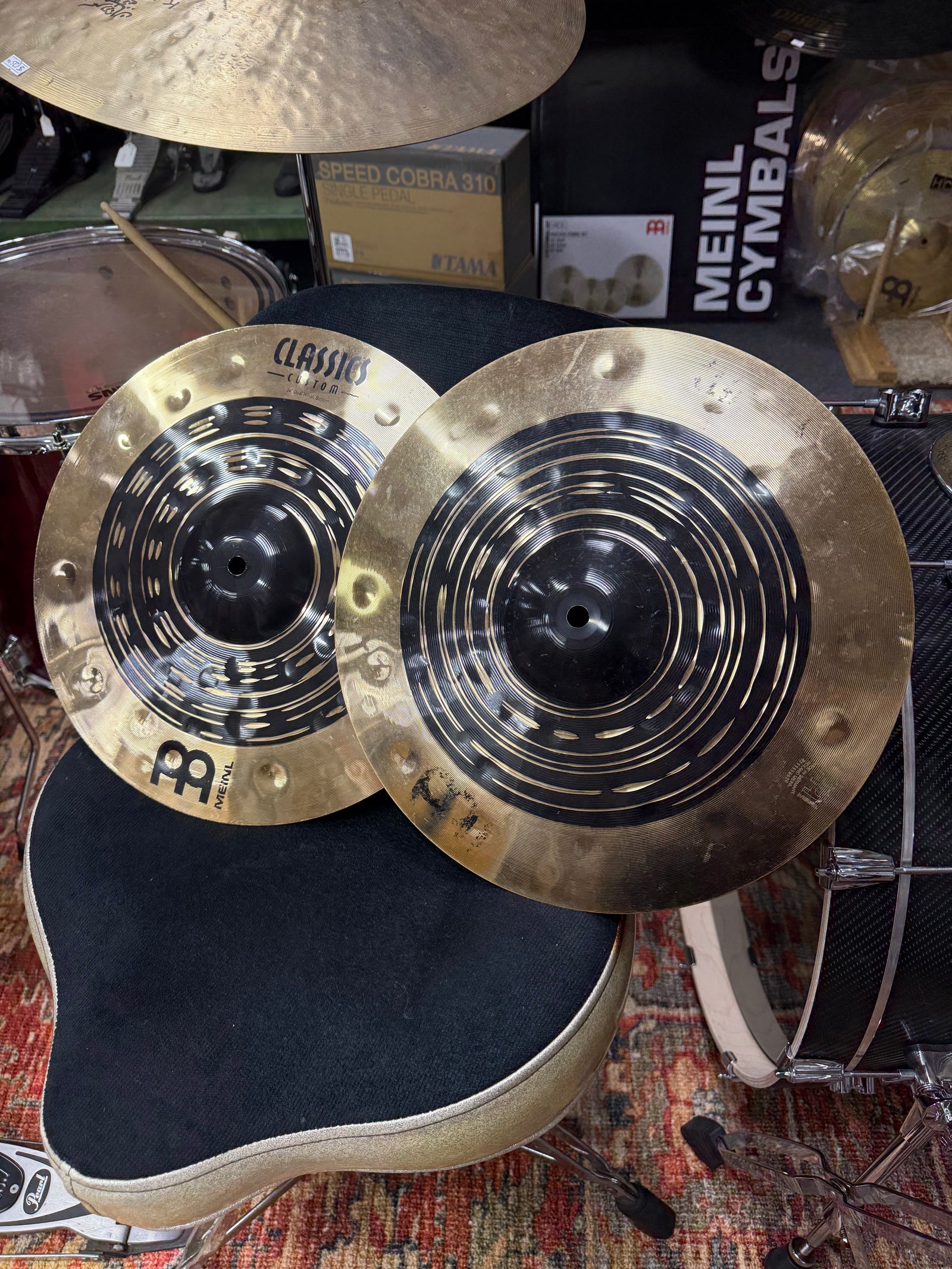 Meinl 14” Classics Custom Dual hi hats