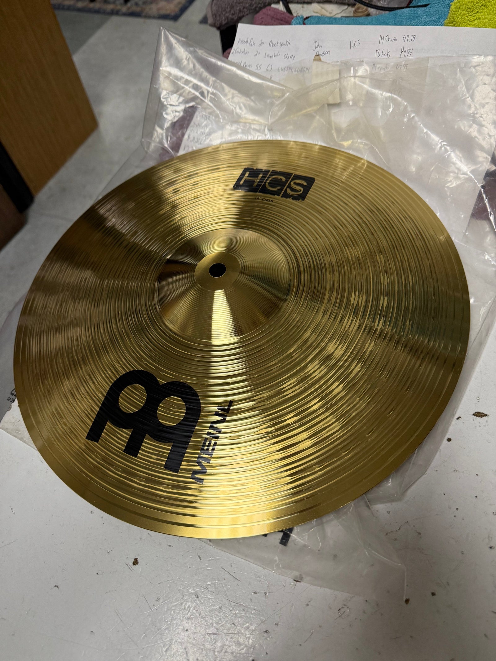 Meinl 14” HCS Crash Cymbal