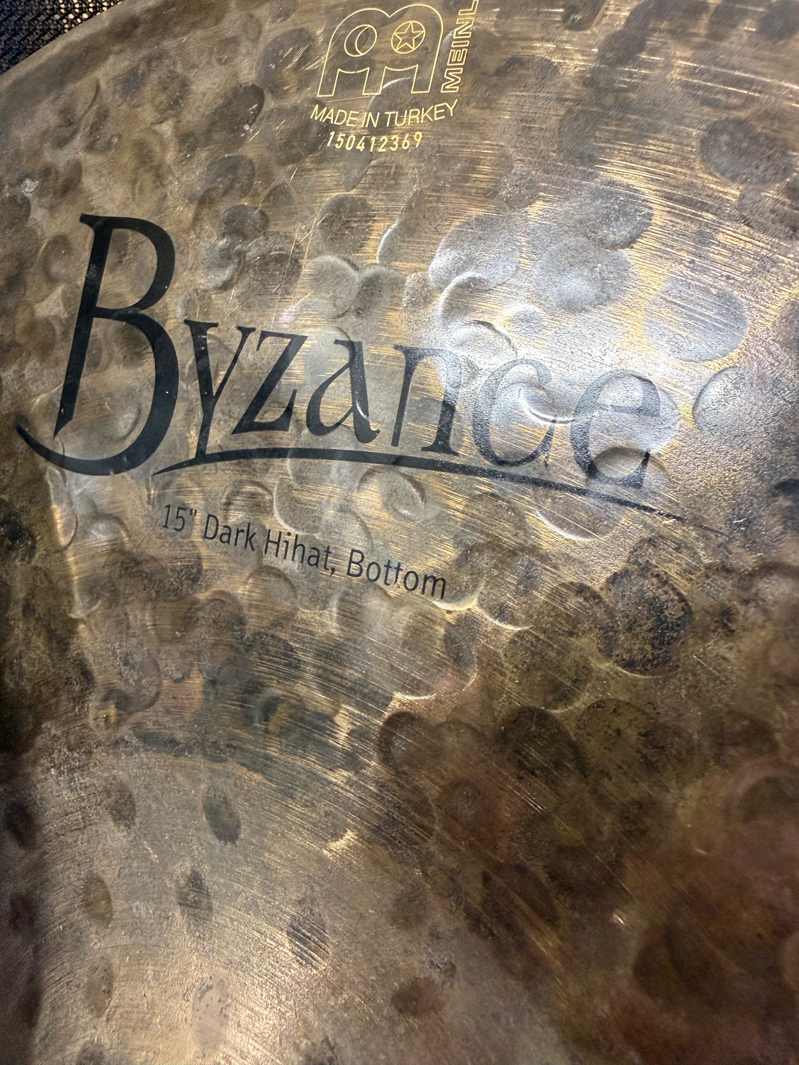 Meinl 15” Byzance Dark hi hats Cymbals