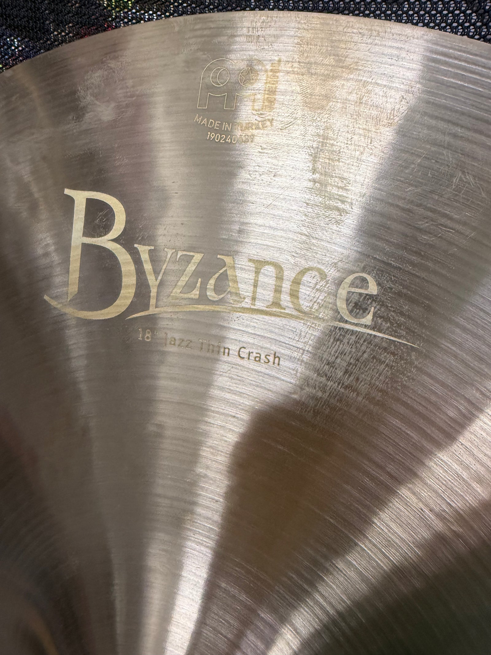 Meinl 18” Byzance Jazz Thin Crash cymbal