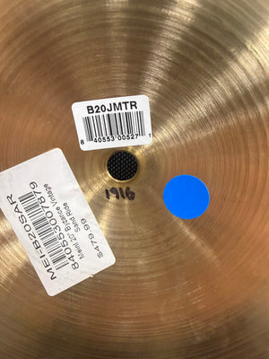 Meinl 20” Byzance Jazz Medium Thin ride cymbal