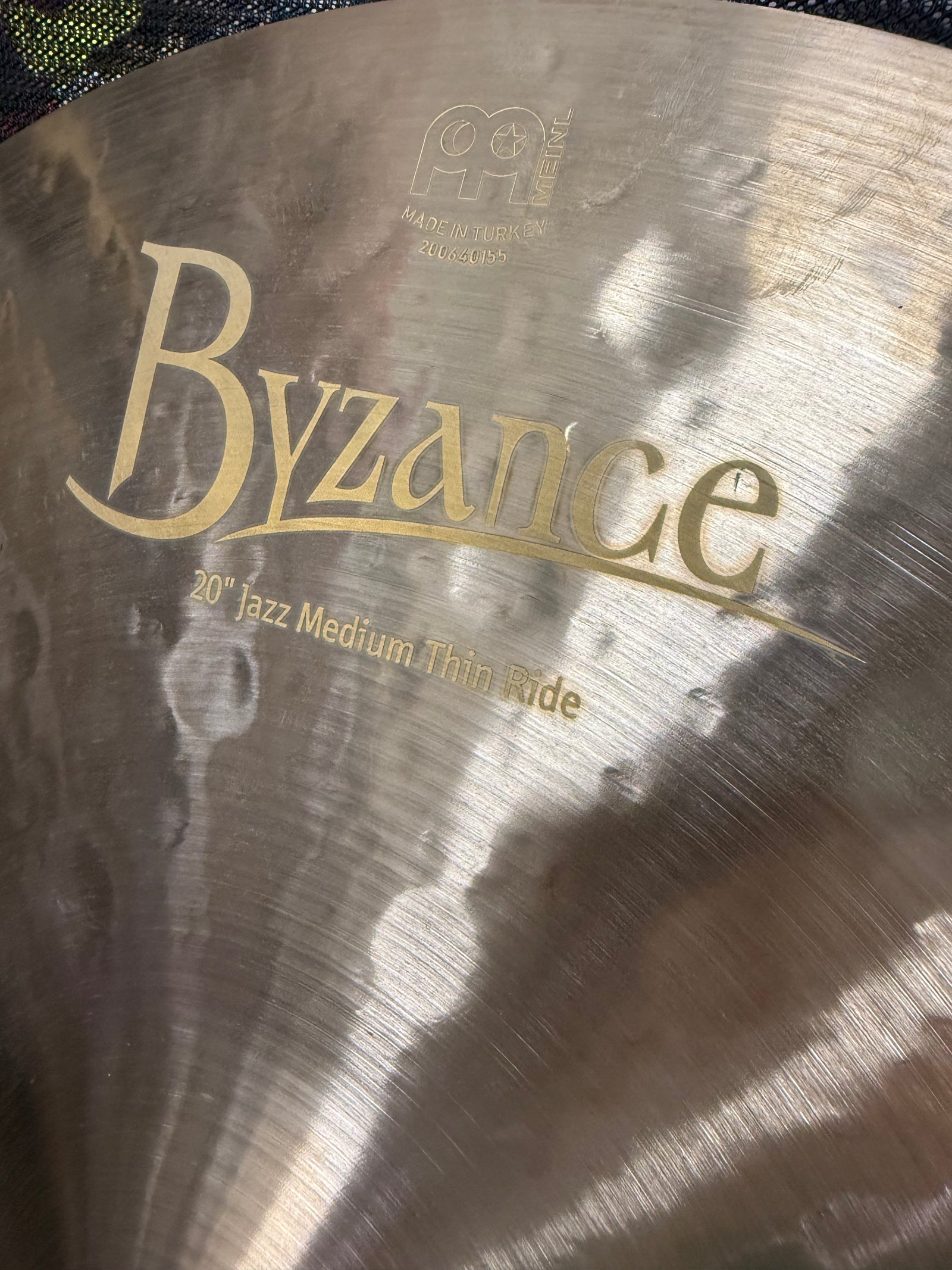 Meinl 20” Byzance Jazz Medium Thin ride cymbal