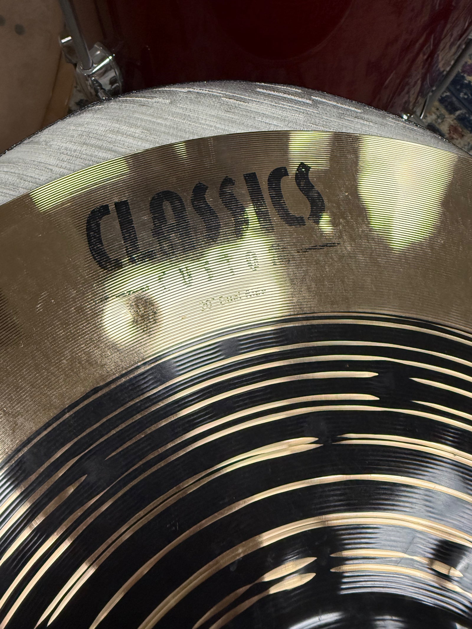 Meinl 20” Classics custom dual Ride Cymbal