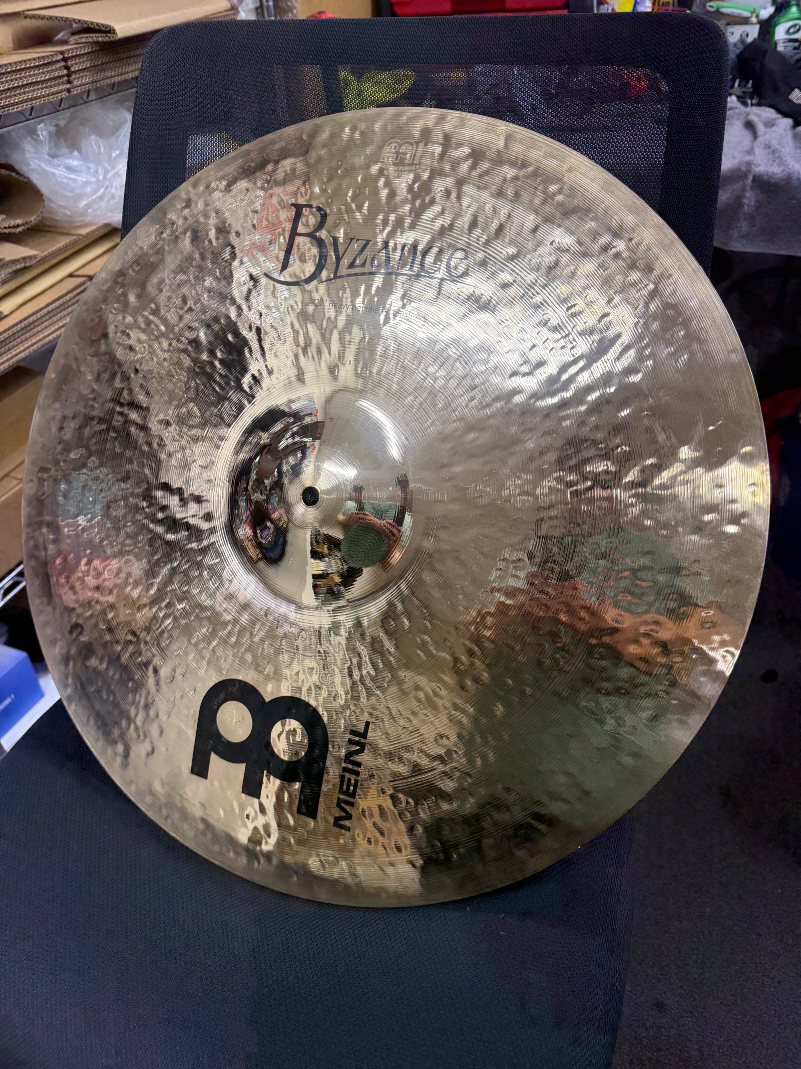 Meinl 22” Byzance Brilliant Heavy hammered crash