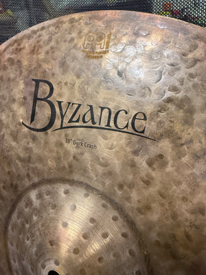 Meinl Byzance 18” Dark Crash Cymbal
