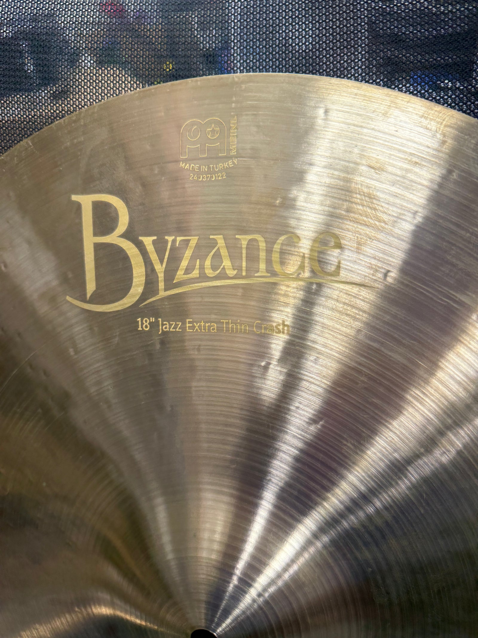 Meinl Byzance 18” Jazz Extra Thin Crash Cymbal