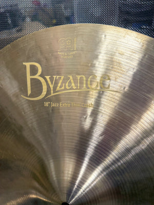 Meinl Byzance 18” Jazz Extra Thin Crash Cymbal