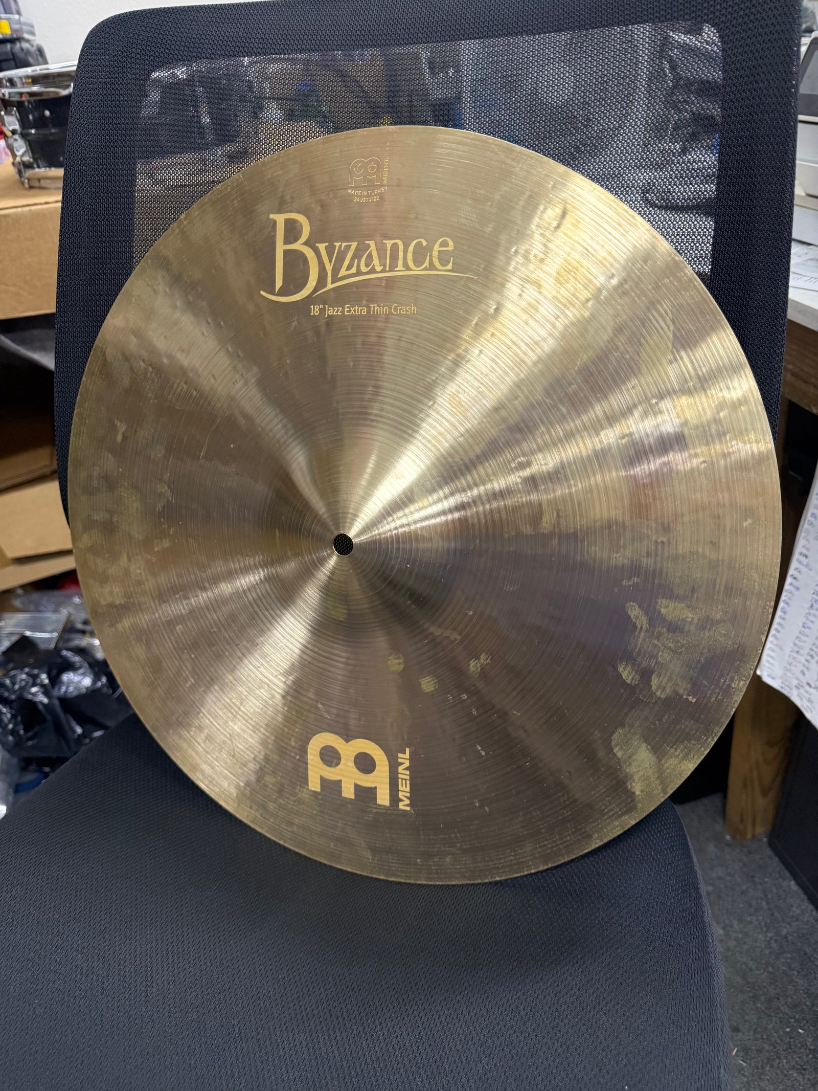 Meinl Byzance 18” Jazz Extra Thin Crash Cymbal