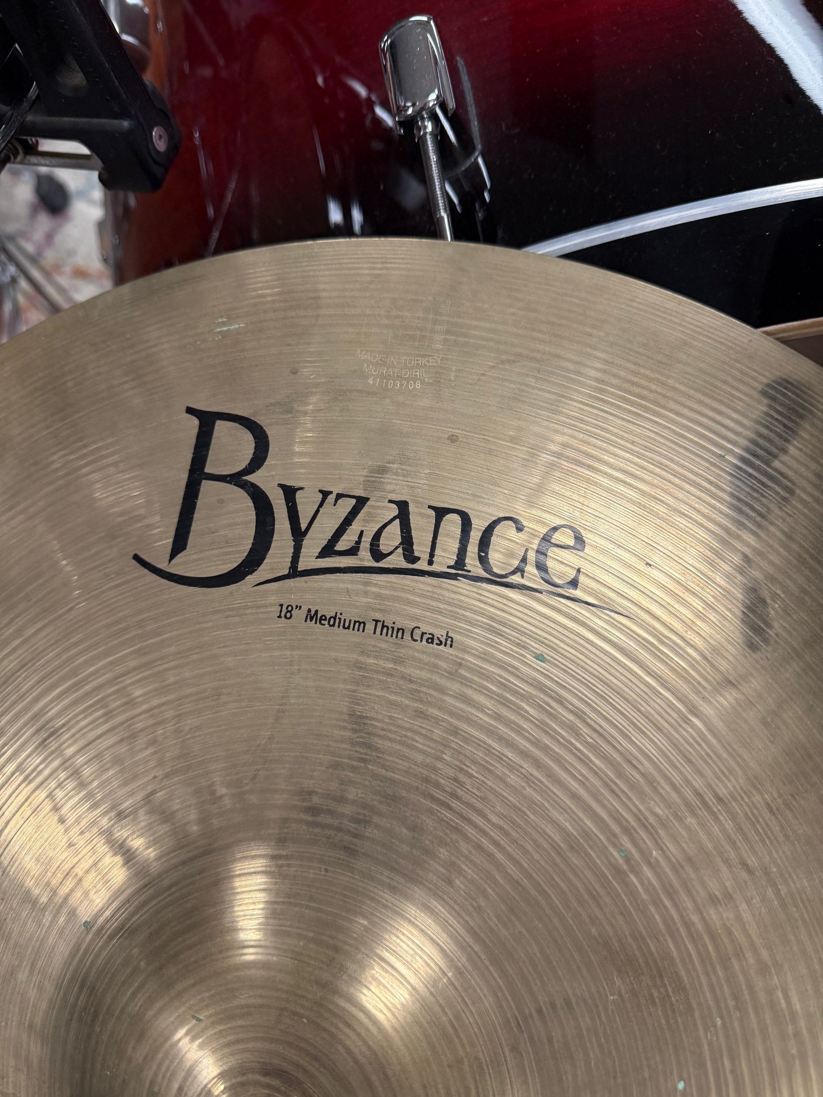 Meinl Byzance 18” Medium Thin Crash Cymbal