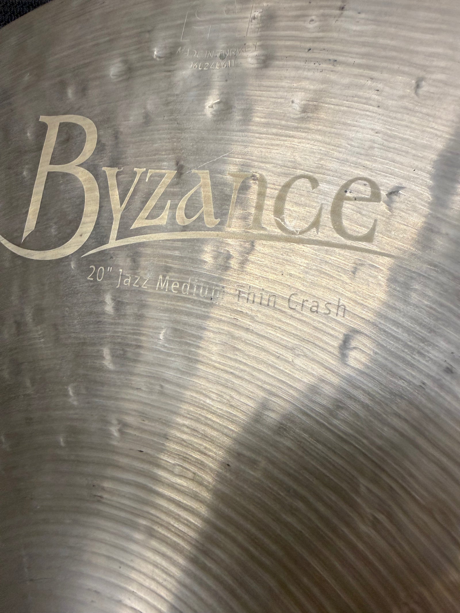 Meinl Byzance Jazz Medium Thin Crash Cymbal 20”