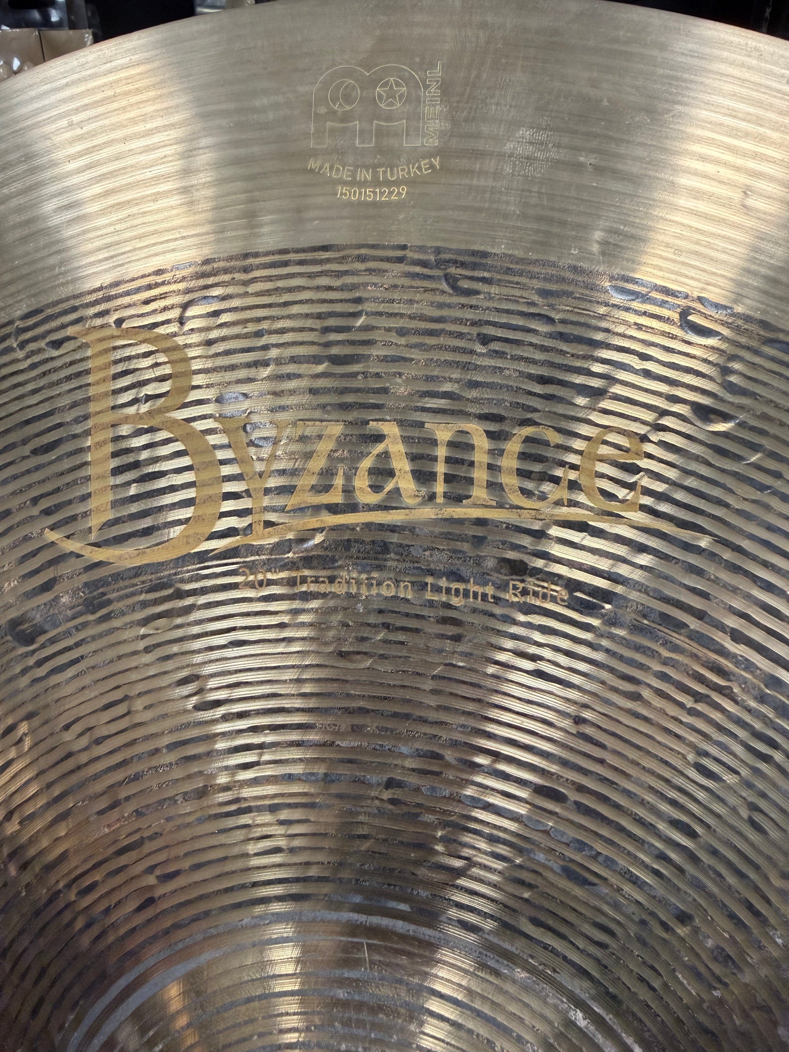 Meinl Byzance Jazz Traditional Light Ride Cymbal