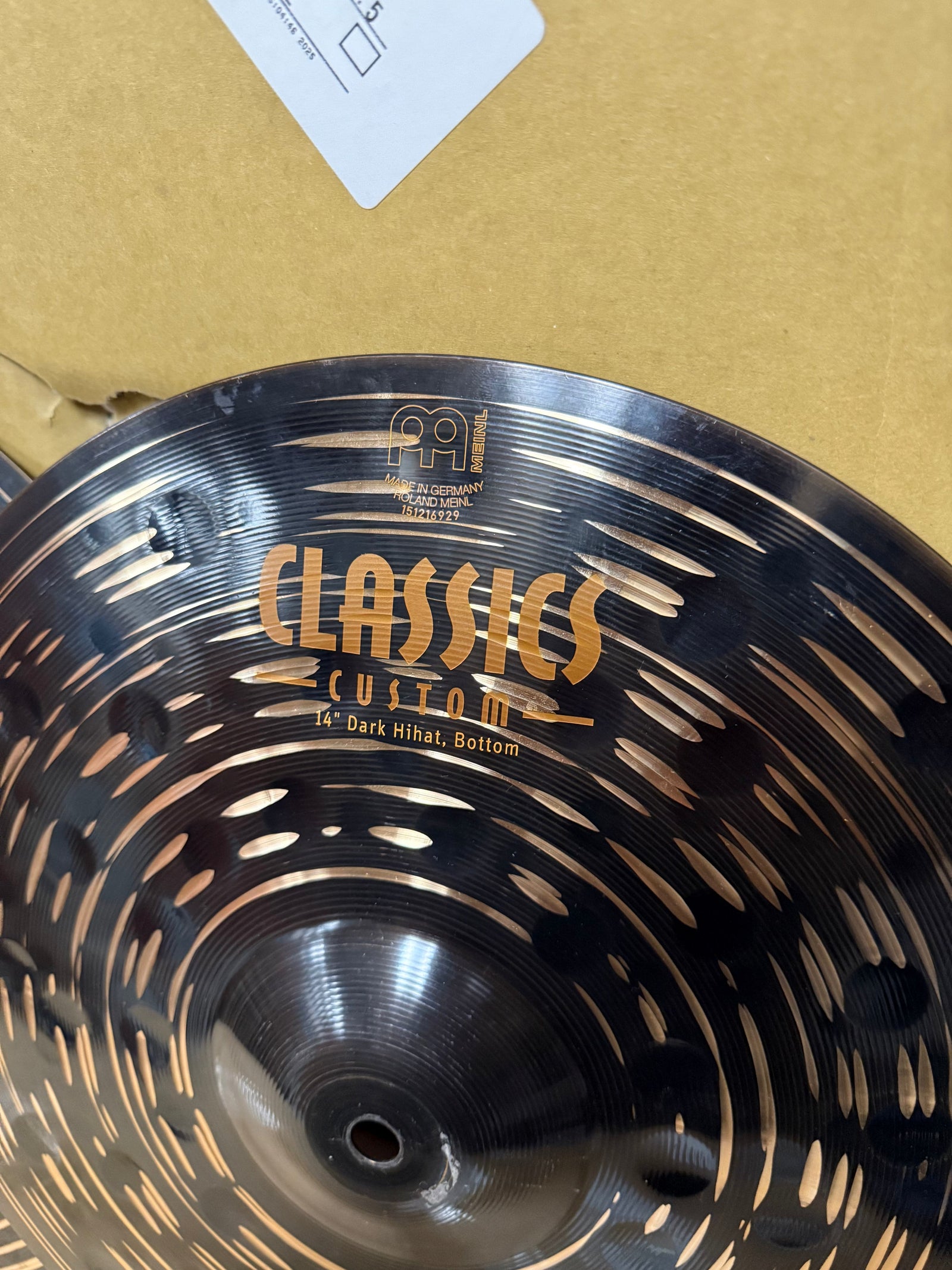 Meinl Classics Custom 14” Dark hi hat Cymbals