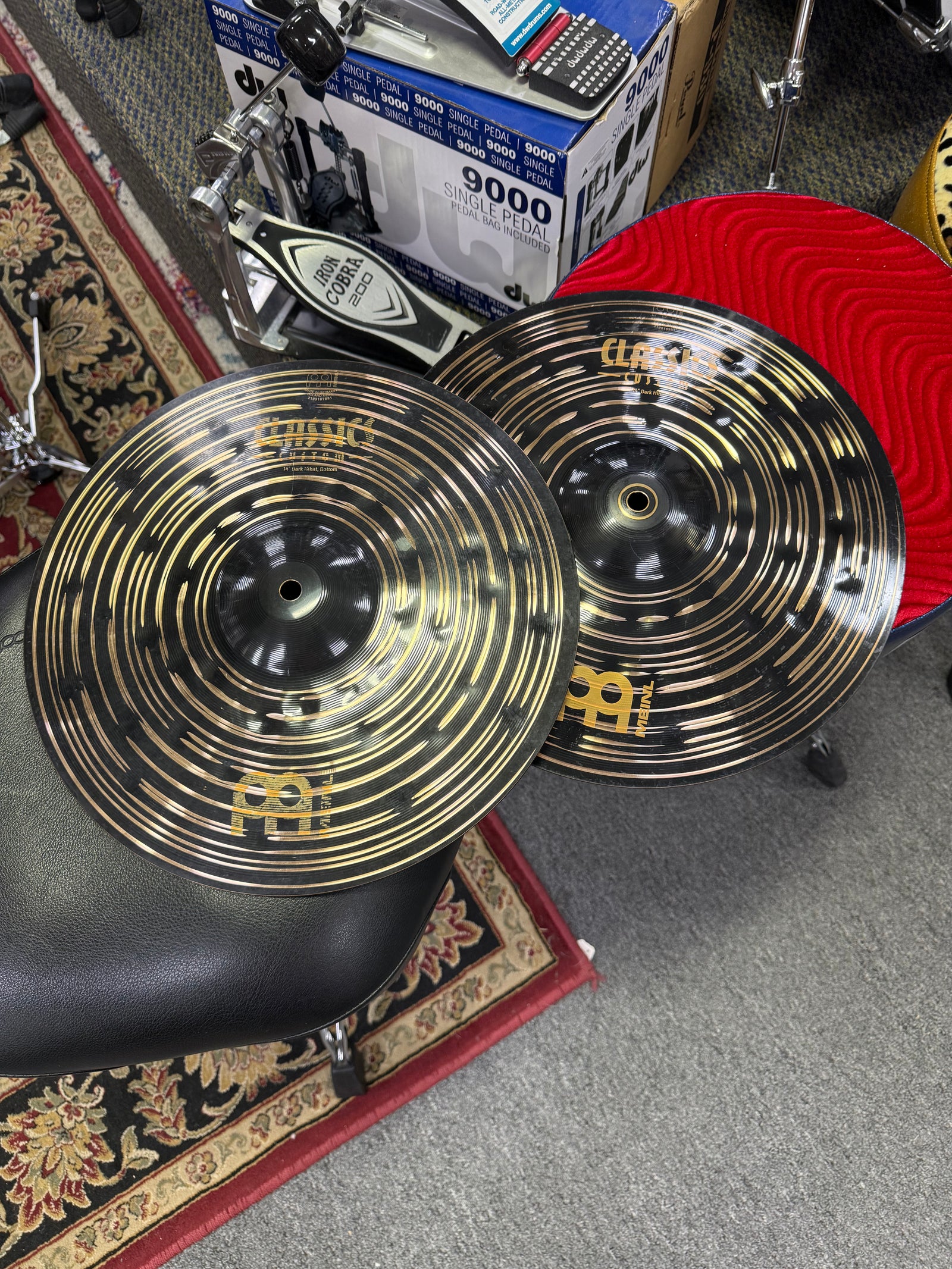 Meinl Classics Custom 14” Dark hi hat Cymbals