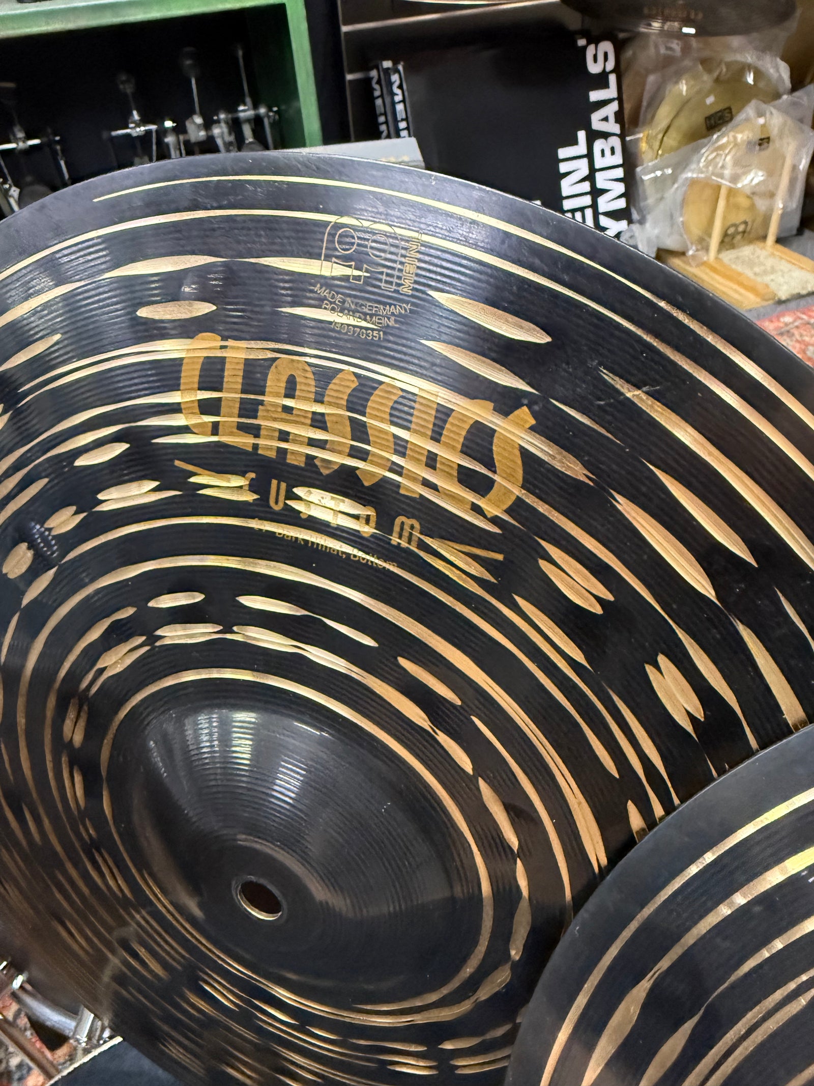 Meinl Classics Custom 14” Dark hi hat Cymbals