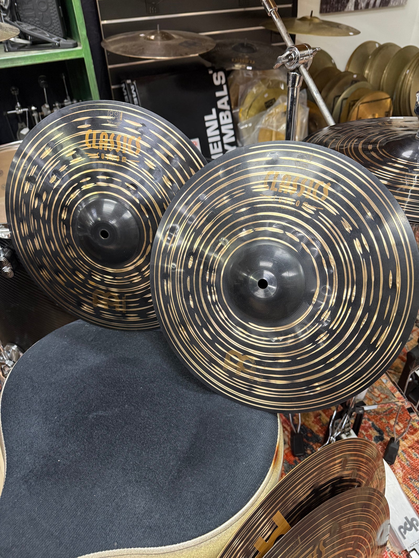 Meinl Classics Custom 14” Dark hi hat Cymbals