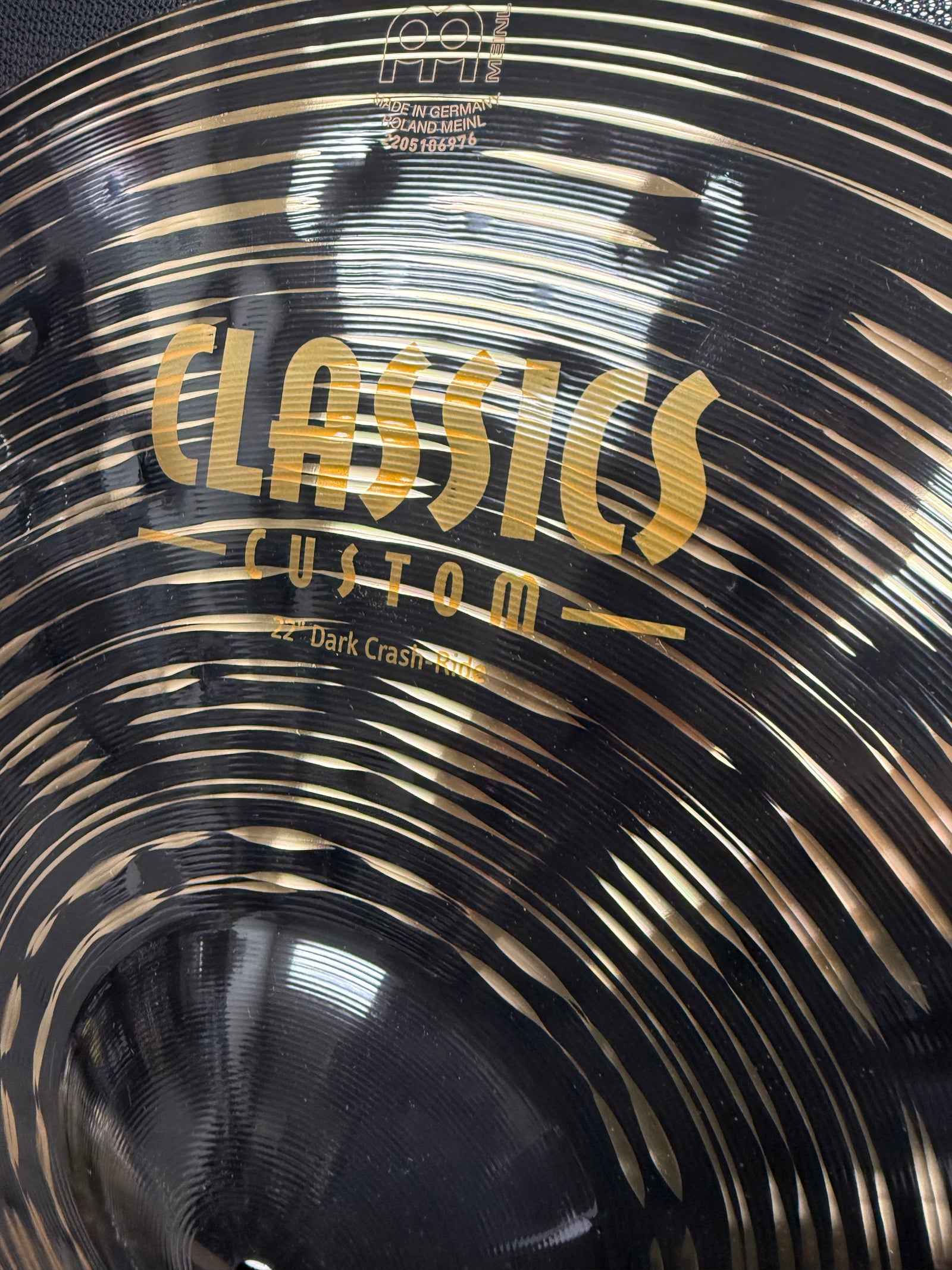 Meinl Classics Custom 22” Dark Crash/Ride Cymbal