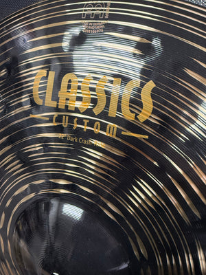 Meinl Classics Custom 22” Dark Crash/Ride Cymbal