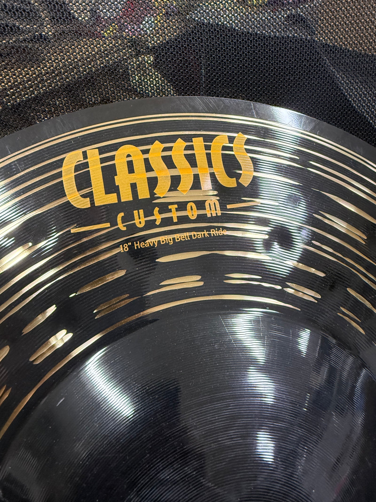Meinl Classics Custom Dark 18” Heavy Big Bell Dark Ride Cymbal