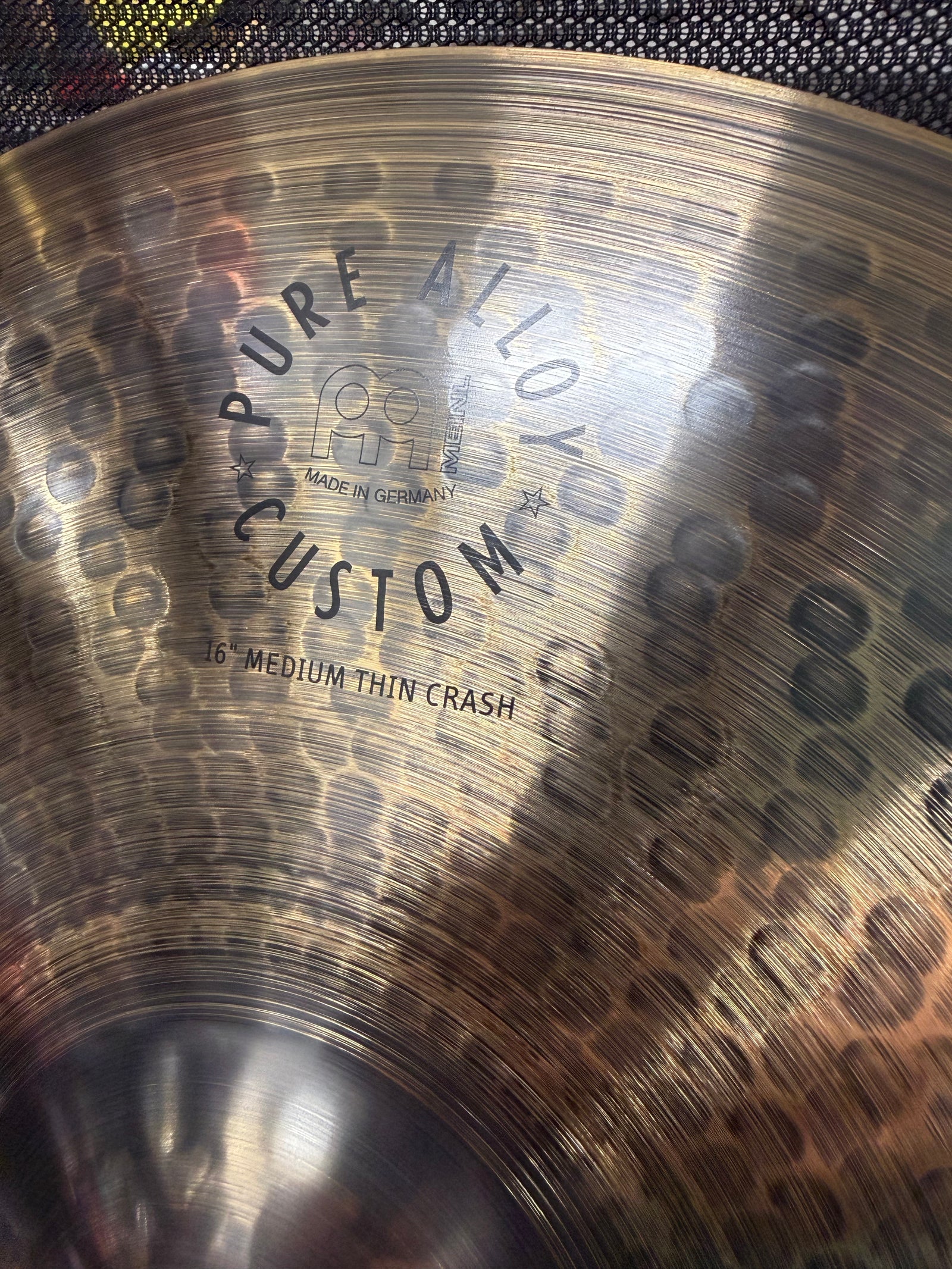 Meinl Pure Alloy Custom Medium Thin Crash Cymbal 16”