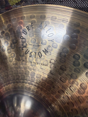 Meinl Pure Alloy Custom Medium Thin Crash Cymbal 16”