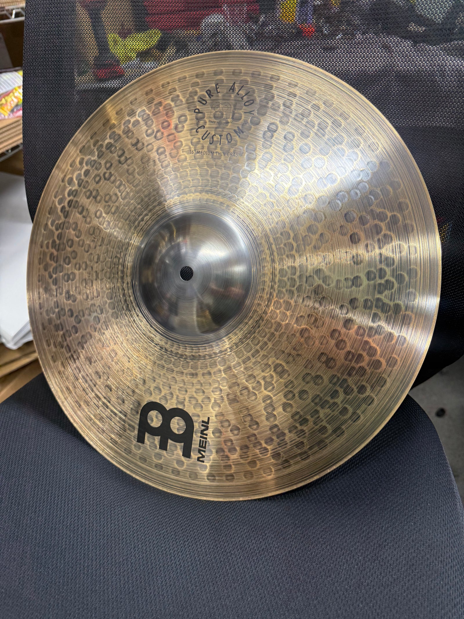 Meinl Pure Alloy Custom Medium Thin Crash Cymbal 16”