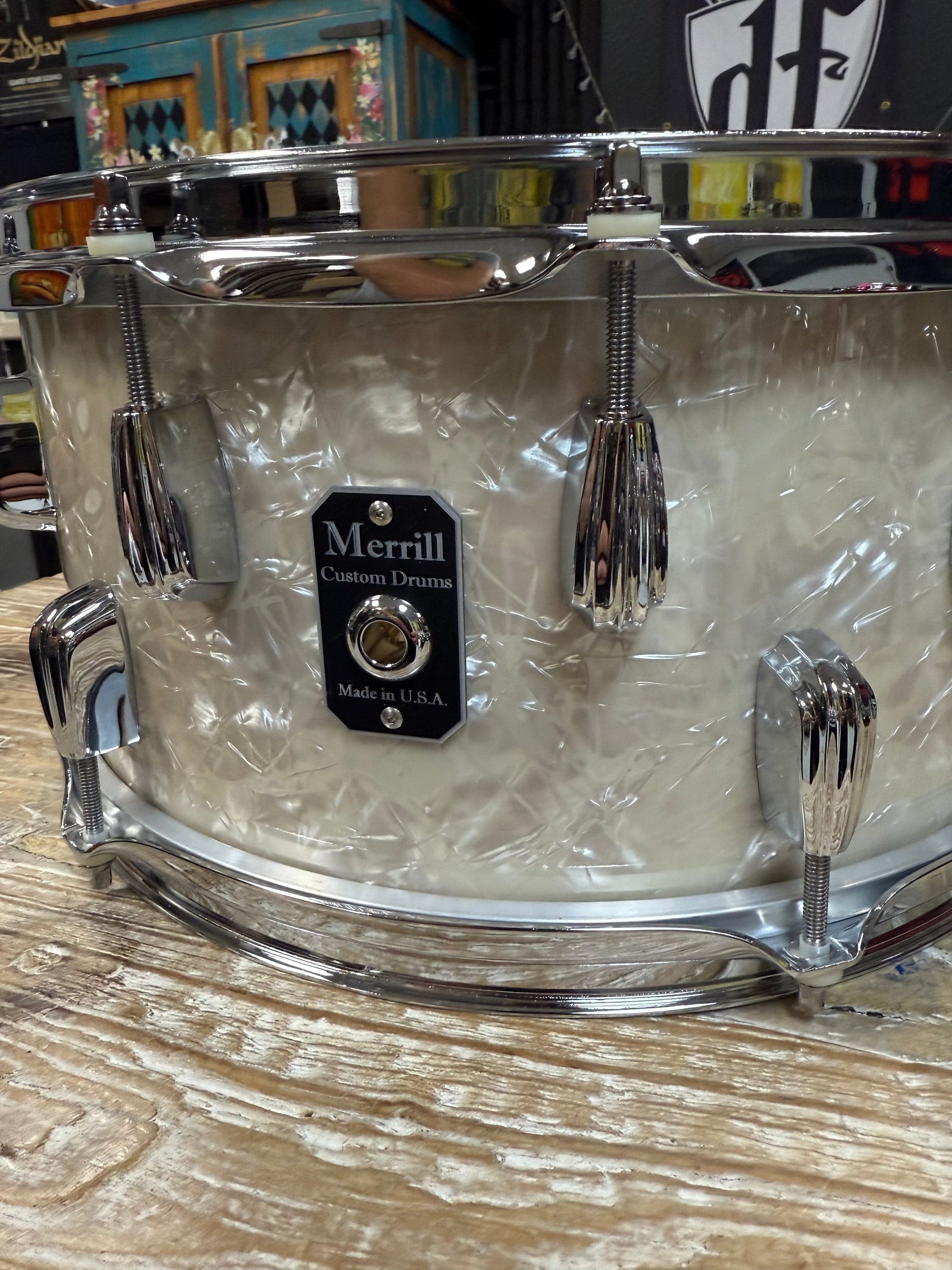 Merrill Custom Drums 14x6.5” Snare Drum