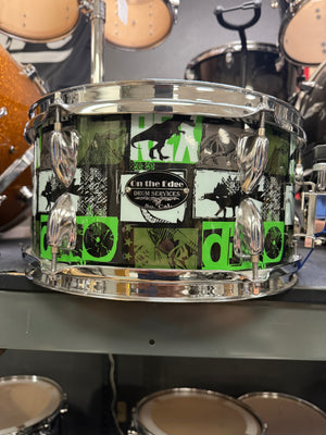 On The Edge 13x6.5” Dino Snare Drum