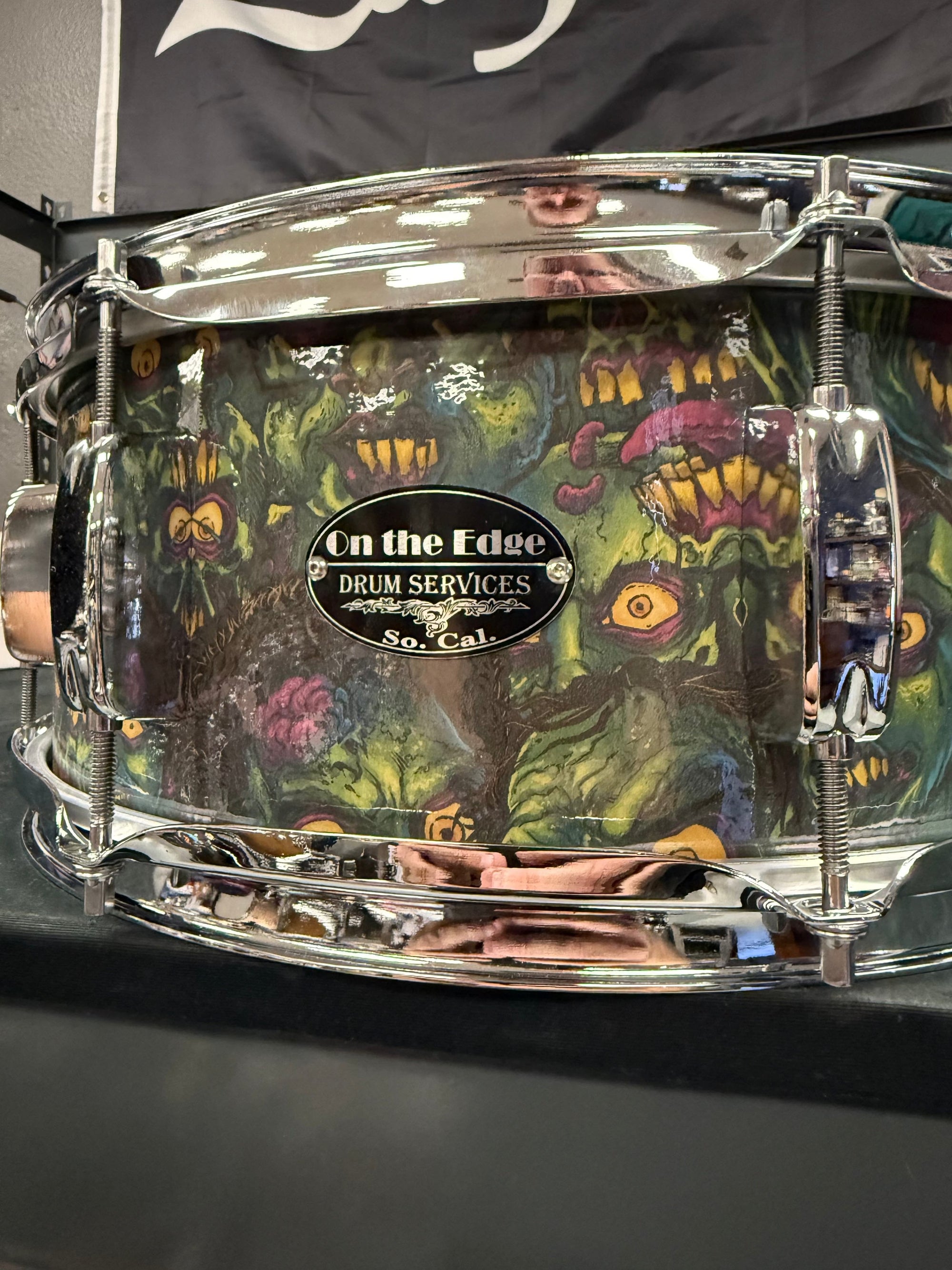 On The Edge 14x5.5 Zombie Snare Drum