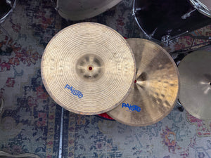 Paiste 14” Blue Label 2000 series hi hats Artist Owned