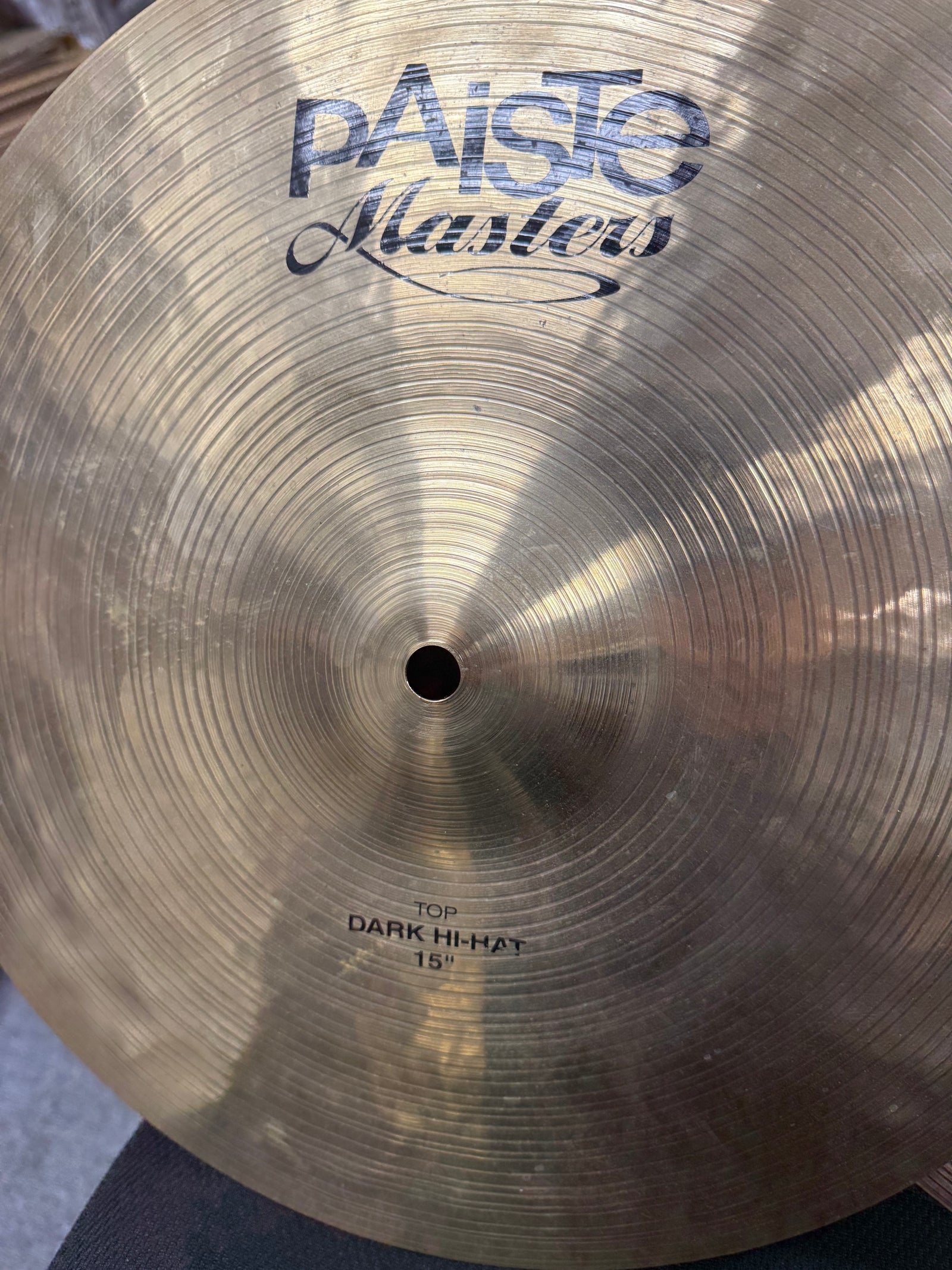 Paiste 15” masters hi hats cracked