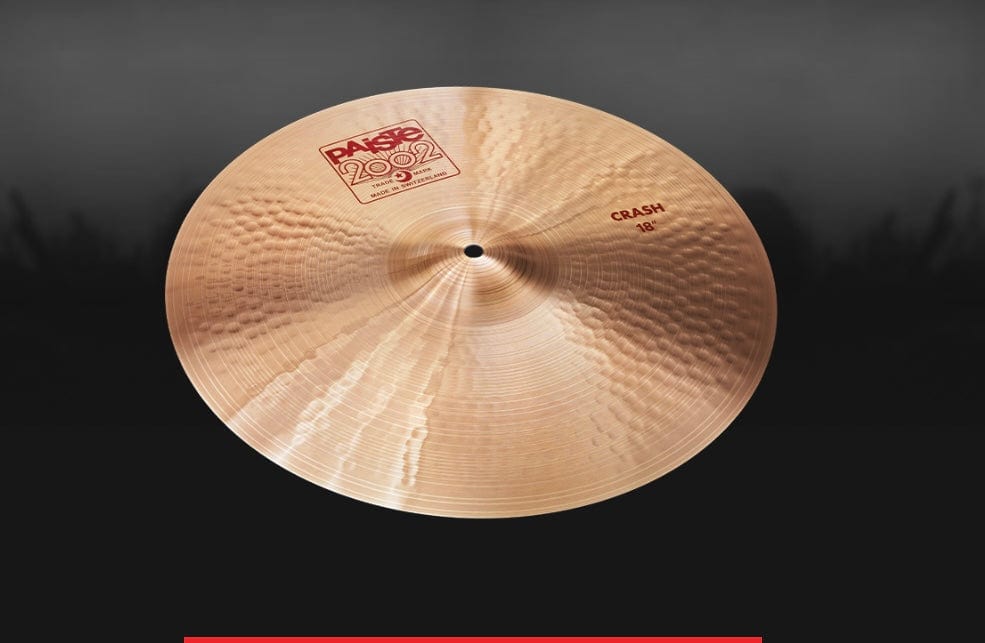 Paiste 17” 2002 Crash cymbal