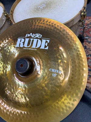 Paiste 18” RUDE China Cymbal