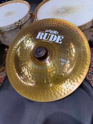 Paiste 18” RUDE China Cymbal