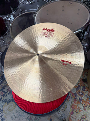 Paiste 20” 2002 Medium Crash Cymbal