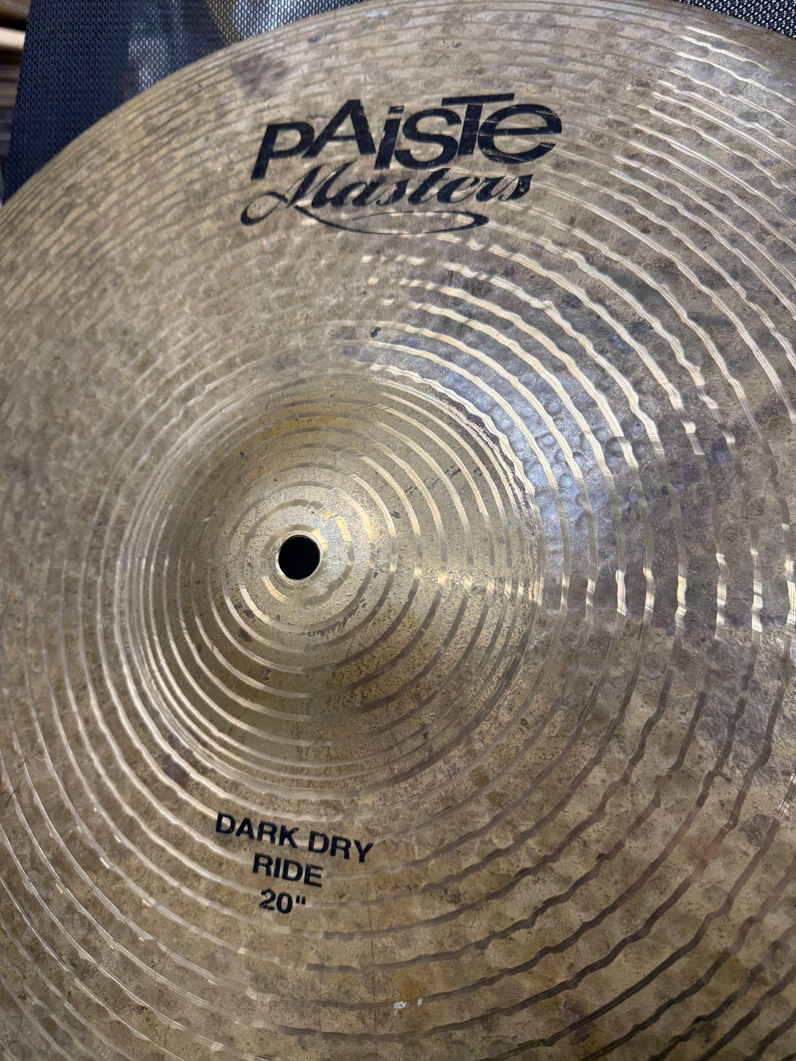 Paiste 20” Masters Dark Dry Ride Cymbal