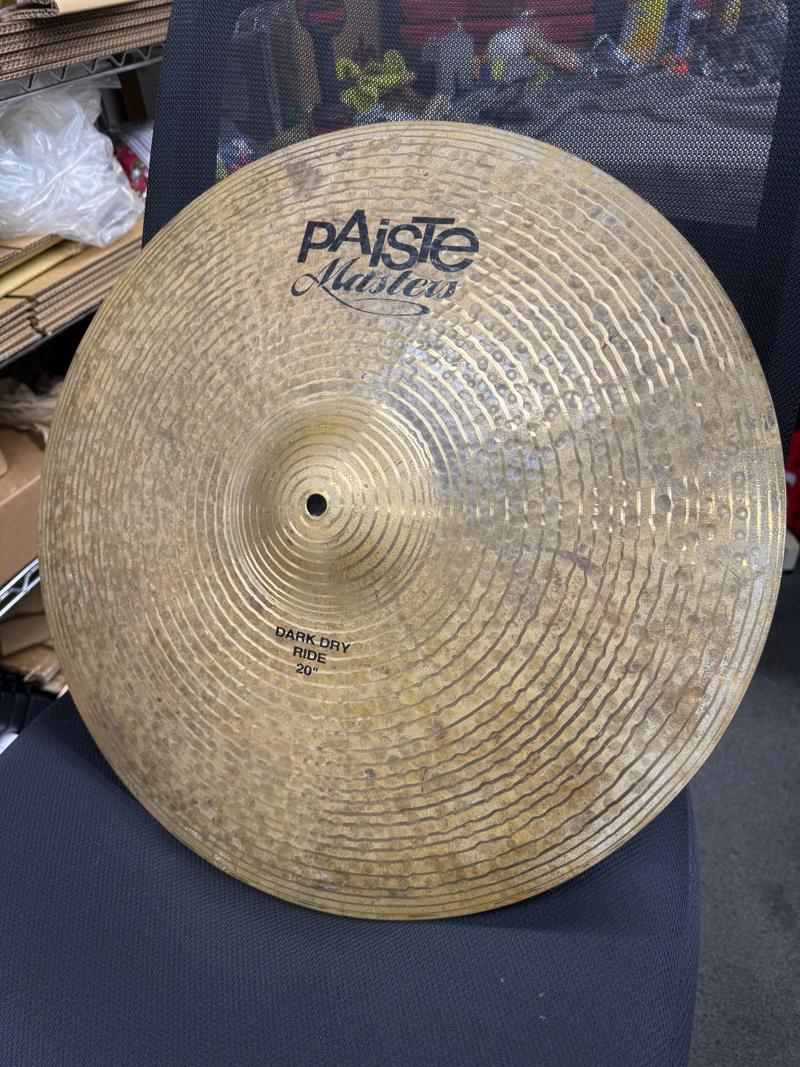 Paiste 20” Masters Dark Dry Ride Cymbal