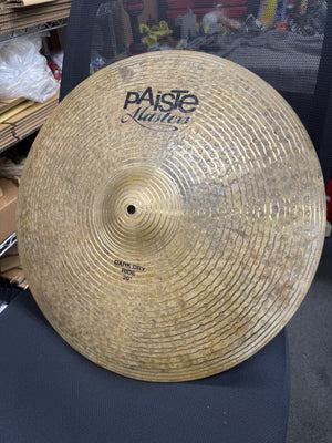 Paiste 20” Masters Dark Dry Ride Cymbal