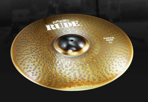 Paiste 20” RUDE Power Ride Cymbal - Drum Flip