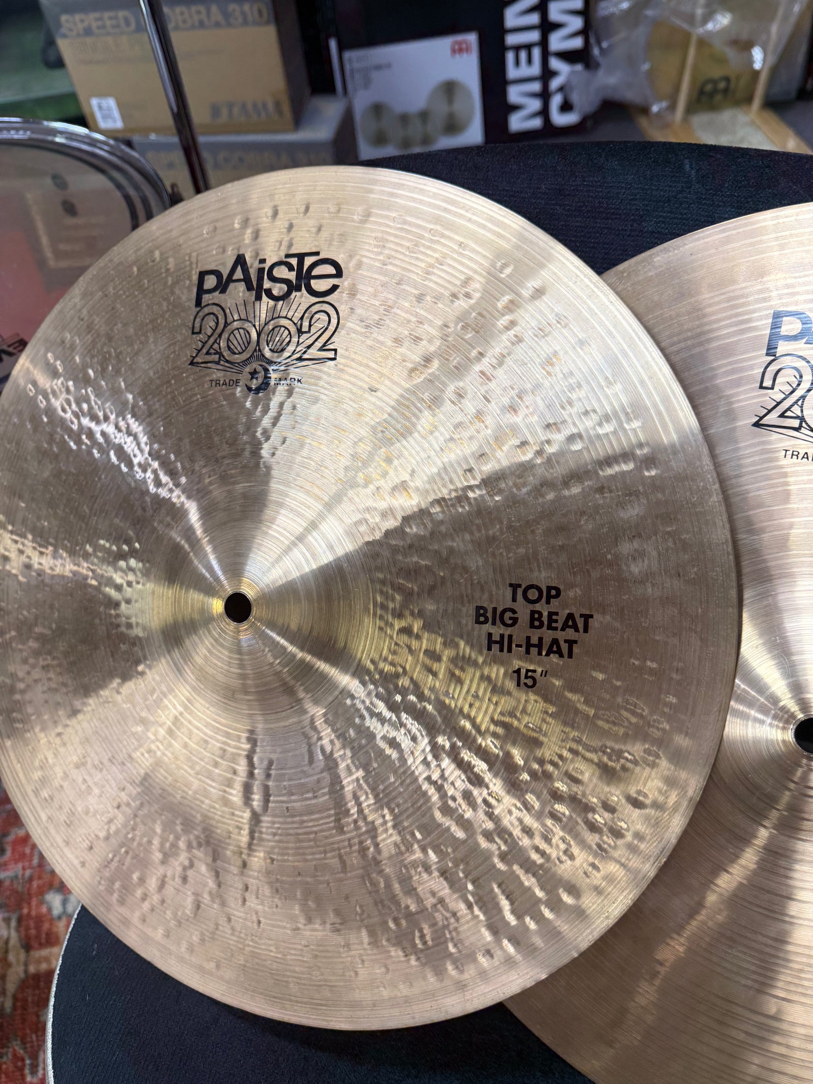 Paiste 2002 15” Big Beat hi hats