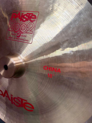 Paiste 2002 18” China cymbal