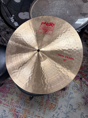 Paiste 2002 18” Thin Crash Cymbal