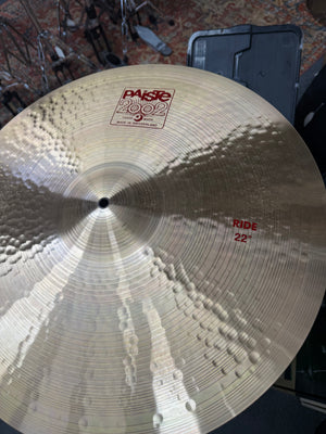 Paiste 2002 22” ride cymbal